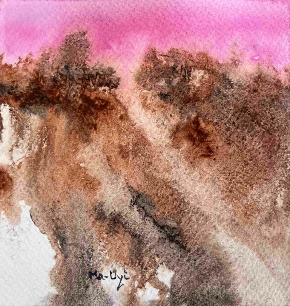 Aquarelle 15x14,5cm
