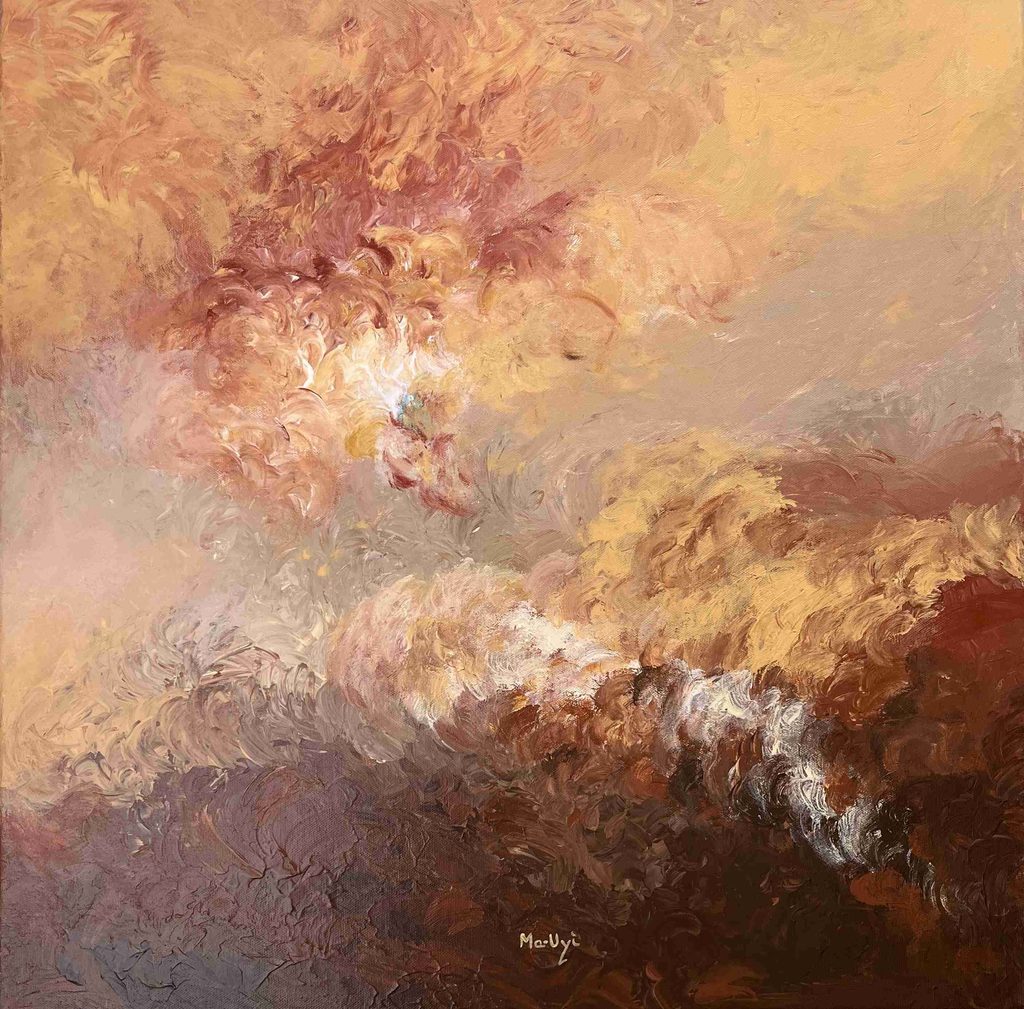Acrylique abstrait